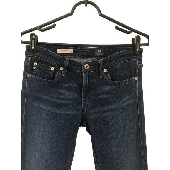 AG Adriano Goldschmied The Stilt Cigarette Leg Caribbean Blue Skinny Jeans 26R - Picture 2 of 3